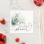 緑豊かなエレガントブライダル スタンダードカクテルナプキン (インサイチュ)