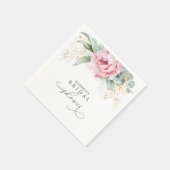 緑豊かなエレガントブライダル スタンダードカクテルナプキン (角)