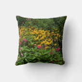 緑豊かなグリーンガーデン クッション (裏面)