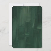 緑豊かなグリーン庭園の結婚式招待状 招待状 (裏面)