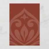 緑豊かなシエナスタイリッシュダ結婚マスク詳細 エンクロージャーカード (裏面)