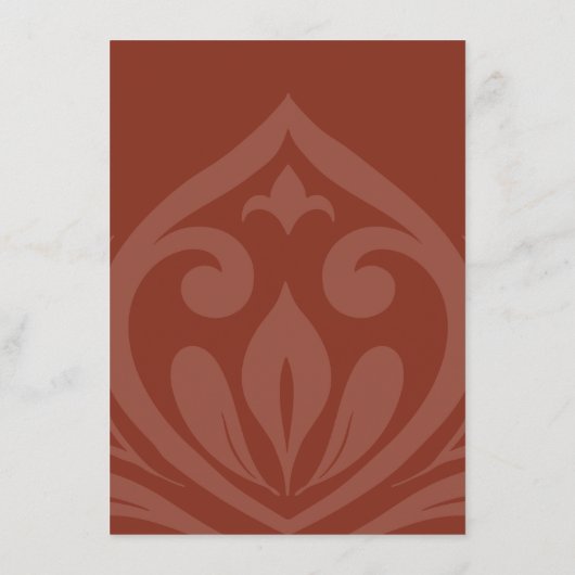 緑豊かなシエナスタイリッシュダ結婚マスク詳細 エンクロージャーカード (裏面)