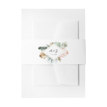 緑豊かなトロピカルベリーバンド – ポートレート2インチx 11.5インチ