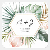 緑豊かなトロピックスビーフスクエアシール スクエアシール (正面)