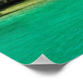 緑豊かなバキュート諸島 ポスター (角)