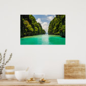 緑豊かなバキュート諸島 ポスター (キッチン)