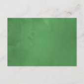 緑豊かなパラダイス結婚トロピカル宿泊施設 エンクロージャーカード (裏面)