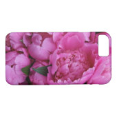緑豊かなピンクのシャクヤクの花 Case-Mate iPhoneケース (裏面(横))