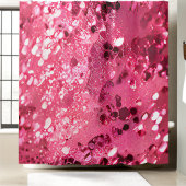 緑豊かなピンクのシークインシャワーカーテン シャワーカーテン