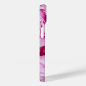 緑豊かなピンク牡丹モノグラムケースメイトiPhoneケース Case-Mate iPhoneケース (裏面 / 右)