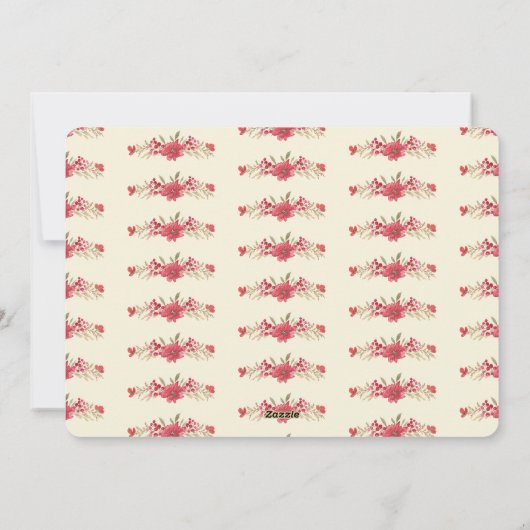 緑豊かなフローラ美しいクリスマス植物写真 シーズンカード (裏面)