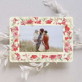 緑豊かなフローラ美しいクリスマス植物写真 シーズンカード