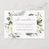 緑豊かなホワイトフラワーズ&グリーンリーホテル宿泊施設 エンクロージャーカード (正面)