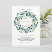 緑豊かなユーカリの葉がバプテスマを越える 招待状 (スタンド正面)