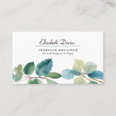 緑豊かなユーカリ 名刺 (正面)