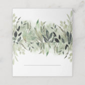 緑豊かなヴィンテージの結婚式 プレイスカード (外部開封)