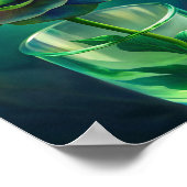 「緑豊かな優雅さ」 ポスター (角)