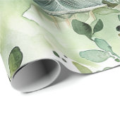 緑豊かな景観に彩られたアジアの水彩塔(13) ラッピングペーパー (ロールコーナー)