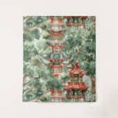 緑豊かな景観に彩られたアジアの水彩塔(17) タペストリー (正面)