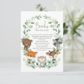 緑豊かな森林動物のベビー エンクロージャーカード (スタンド正面)