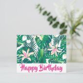 緑豊かな植物 ポストカード (スタンド正面)