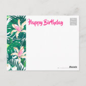 緑豊かな植物 ポストカード (裏面)