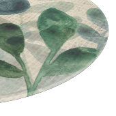 緑豊かな洗練さ – トロピカル葉 カッティングボード (角)