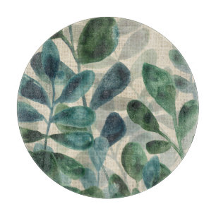 緑豊かな洗練さ – トロピカル葉 カッティングボード