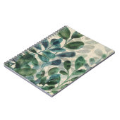 緑豊かな洗練さ – トロピカル葉 ノートブック (左側)