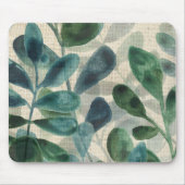 緑豊かな洗練さ – トロピカル葉 マウスパッド (正面)