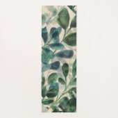 緑豊かな洗練さ – トロピカル葉 ヨガマット (裏面)