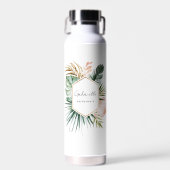 緑豊かな熱帯の花嫁の水瓶 ウォーターボトル (正面)