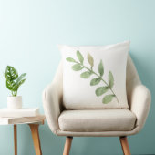 緑豊かな熱帯の葉かわいいシックモダンママ家族 クッション (椅子)