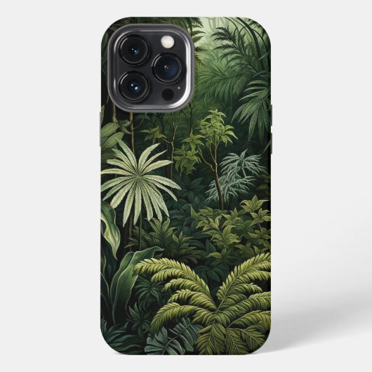 緑豊かな熱帯林 iPhoneケース (裏面)
