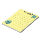 緑豊かな熱帯離れメモ帳 ノートパッド (回転)