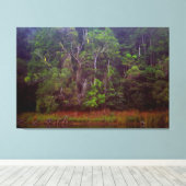 緑豊かな熱帯雨林32x48 キャンバスプリント (インサイチュ (ウッドフロア))