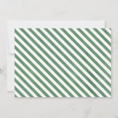 緑豊かな王ベビージャングルサファリ動物のベビーシャワー 招待状 (裏面)