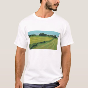 緑豊かな田園風景 Tシャツ