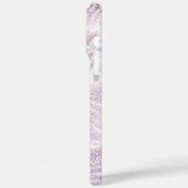 緑豊かな穏やかなピンクのシダが黄色 Case-Mate iPhoneケース (裏面 / 左)