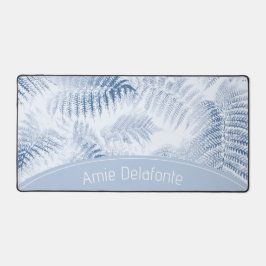 緑豊かな穏やかなブルーファパーソナライズされたンダ デスクマット