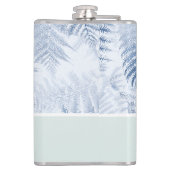 緑豊かな穏やかなブルーファンドオングリーン フラスク (裏面)