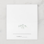 緑豊かな結婚エスコートカード プレイスカード (外部開封)