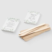 緑豊かな結婚式 プログラムファン ハンドファン (組立なし)