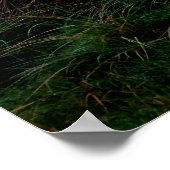 緑豊かな緑のバリーブニオンリンクスゴルフコース ポスター (角)