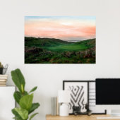 緑豊かな緑のバリーブニオンリンクスゴルフコース ポスター (ホームオフィス)