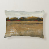 緑豊かな緑の田舎の風景 アクセントクッション (裏面)