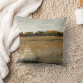 緑豊かな緑の田舎の風景 クッション (ブランケット)