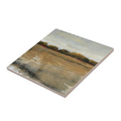 緑豊かな緑の田舎の風景 タイル (側面)