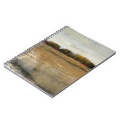 緑豊かな緑の田舎の風景 ノートブック (左側)