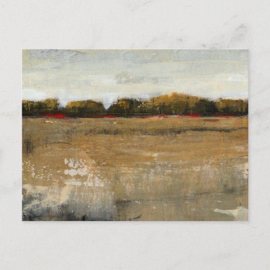 緑豊かな緑の田舎の風景 ポストカード (正面)